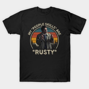 My People Skills Are Rusty Vintage Misha Collins T-Shirt